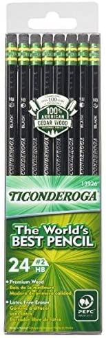 Ticonderoga Black Pencils #2 - Cornerstone Test Prep and Tutoring